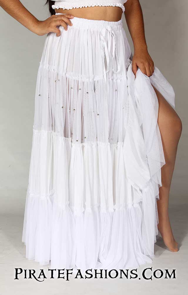 Lacy Duchess Skirt - Pirate Fashions