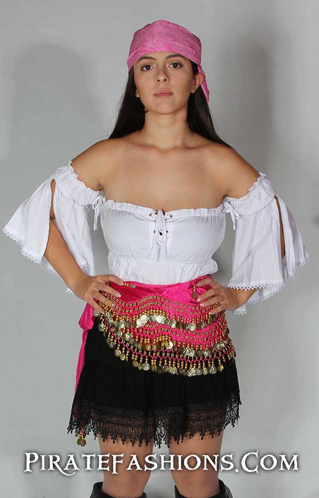 2026 - Elegante top met lange mouwen voor dames, boho, blouse, top, plussize shirt, gothic, ruches, piratenrok, shirt, cosplay, kostuum, top, carnaval, T -shirt, dames, wit, S 2026 - Elegante top met lange mouwen voor dames, boho, blouse, top, plussize shirt, gothic, ruches, piratenrok, shirt, cosplay, kostuum, top, carnaval, T -shirt, dames, wit, S